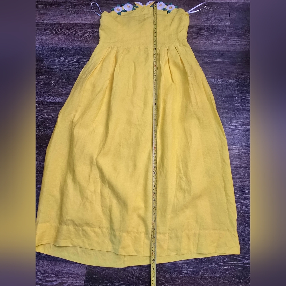 Fanm Mon Citron White Full Bloom Rose Embroidered Size XL - Picture 14 of 16